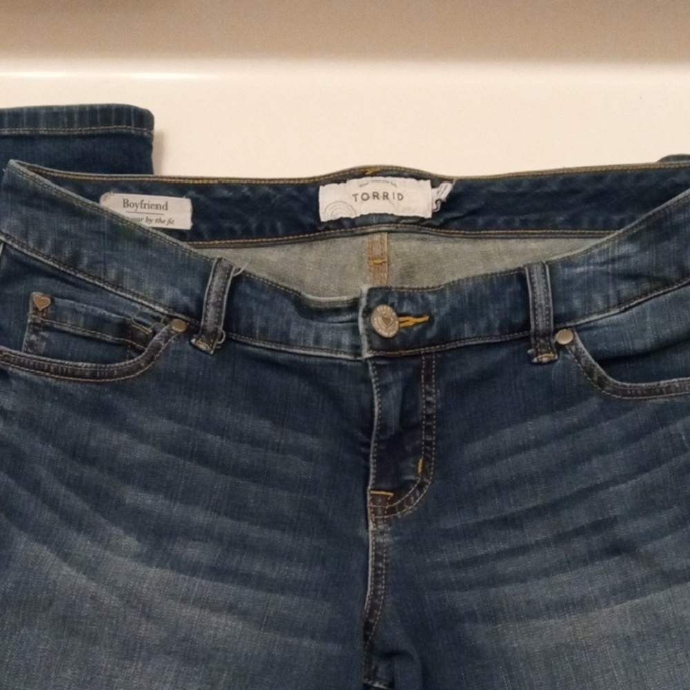 Torrid Deep Indigo Skinny Jeans